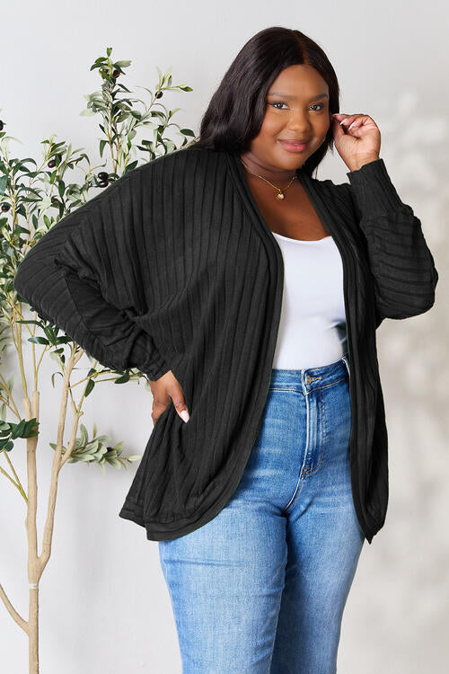 Basic Bae Ribbed Cocoon Cardigan